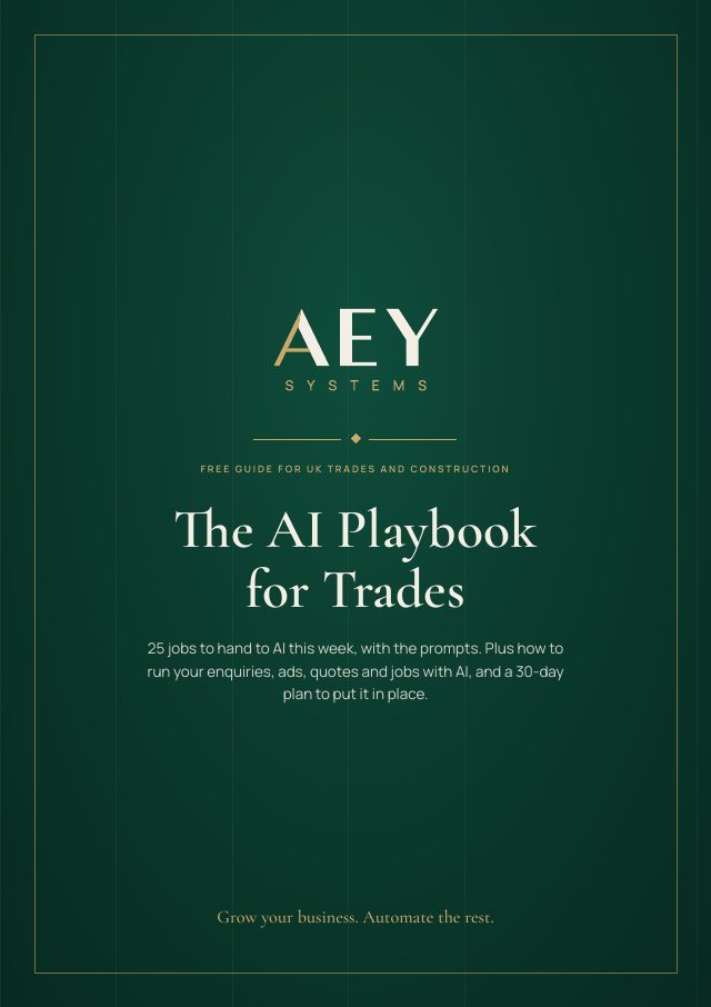 Cover of The AI Playbook for Trades